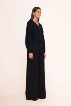 MIRABEL CARDIGAN | NAVY -Staud Store 049 220915 Staud Resort Ecom 01546 web