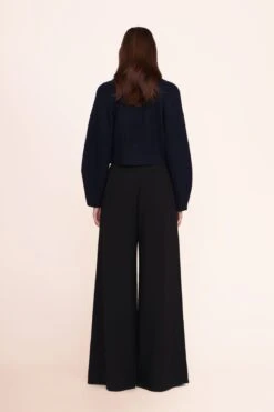 MIRABEL CARDIGAN | NAVY -Staud Store 049 220915 Staud Resort Ecom 01550 web