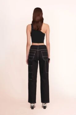 PAINTER PANT | BLACK -Staud Store 066 01552 web