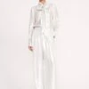 LUISA PANT | SILVER -Staud Store 214 MARYN TOP SILVER LUISA PANT SILVER 0530 web cd3756ae 1012 4ff1 a668 b55b962781e3