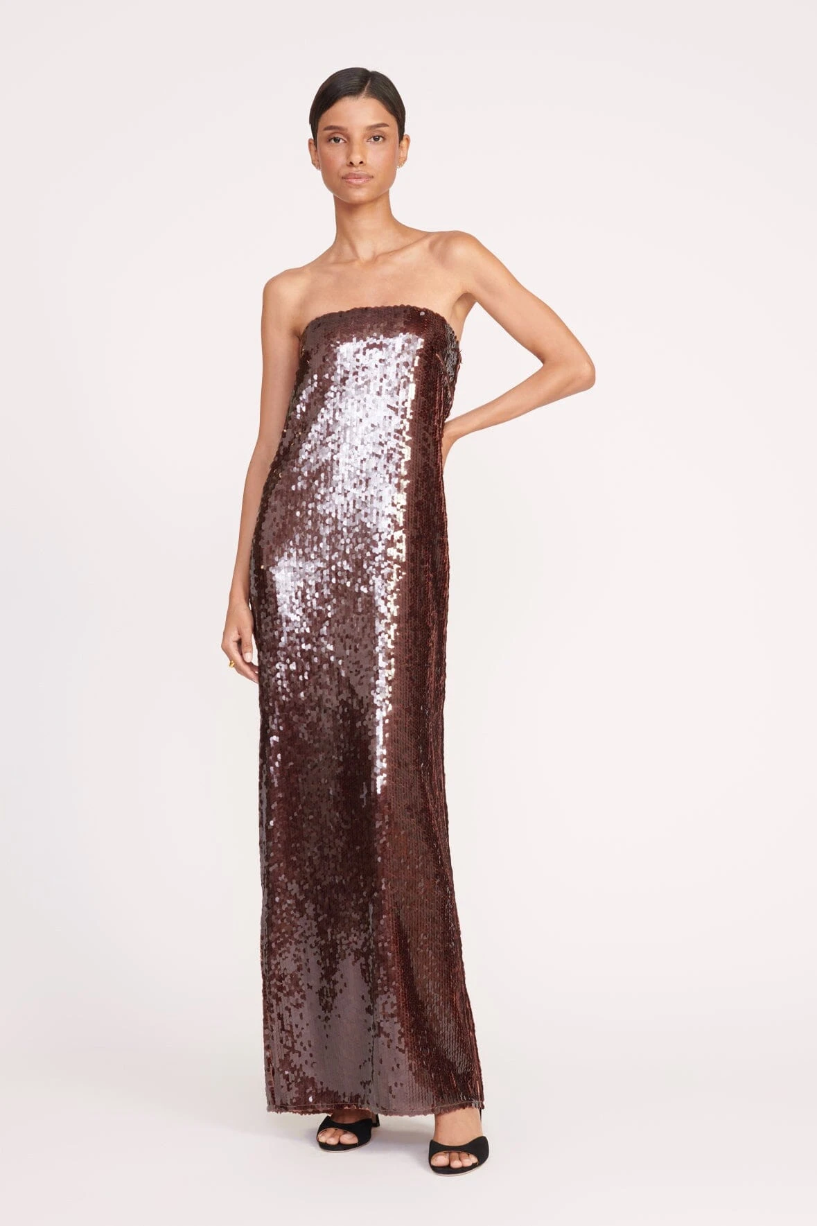 CASEY DRESS | BRONZE CASEY DRESS | BRONZE -Staud Store 233 CASEY DRESS BRONZE 0385 web