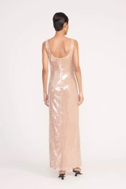 MAXI LE SABLE DRESS | BEIGE -Staud Store 236 MAXI LE SABLE DRESS BEIGE 0375 web