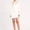 TABITHA DRESS | IVORY -Staud Store 274 TABITHA TUNIC IVORY BLACK 0200 web