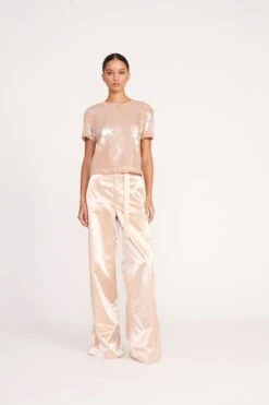 QUINCY TOP | BEIGE -Staud Store 299 LENNOX JACKET SHAY PANT BEIGE 0264 web 1