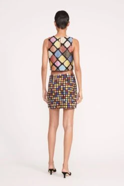 ALORA TOP | DANCE FLOOR -Staud Store 63 ALORA TOP DANCE FLOOR EMERIE SKIRT DANCE FLOOR 1185 web