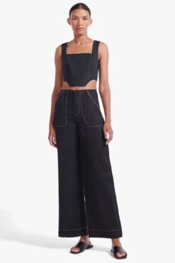 ALICE TOP | BLACK -Staud Store Alice Top Black Park Pant Black 01922