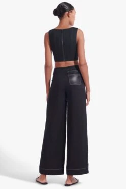ALICE TOP | BLACK -Staud Store Alice Top Black Park Pant Black 01932