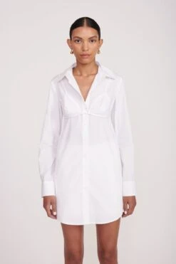 ALITA TUNIC | WHITE 7 ALITA TUNIC | WHITE -Staud Store Alita Tunic White 00273 web