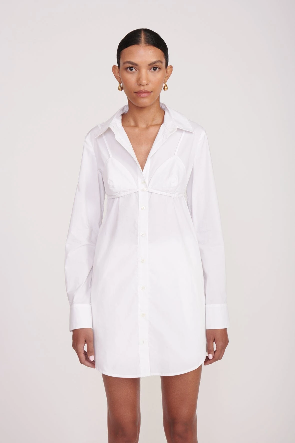 ALITA TUNIC | WHITE ALITA TUNIC | WHITE -Staud Store Alita Tunic White 00273 web