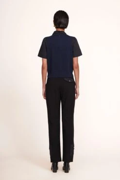 SESAME PANT | BLACK -Staud Store Arya Top Navy Black Sesame Pant Black 007 edit web 83b35da9 0914 44d9 838e 1e4ebda86e67
