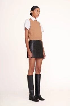 ARYA TOP | TAN WHITE -Staud Store Arya Top Tan White 004 edit web