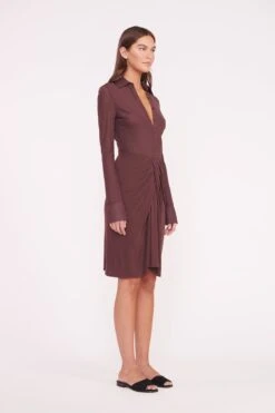 BRENDAN DRESS | BARK 4 BRENDAN DRESS | BARK -Staud Store BRENDAN DRESS BARK 01427 web