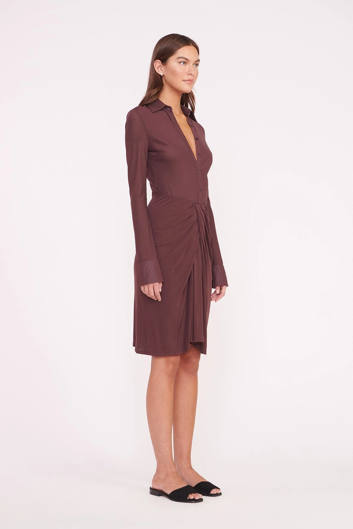 BRENDAN DRESS | BARK BRENDAN DRESS | BARK -Staud Store BRENDAN DRESS BARK 01427 web