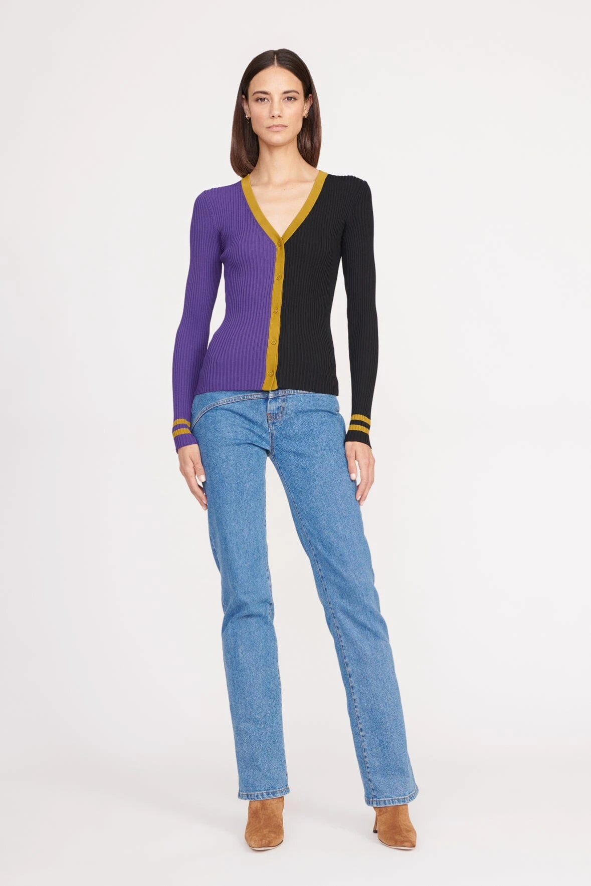 THE STAUD NFL CARGO SWEATER | BALTIMORE RAVENS THE STAUD NFL CARGO SWEATER | BALTIMORE RAVENS -Staud Store CARGO SWEATER BALTIMORE RAVENS 1074 web