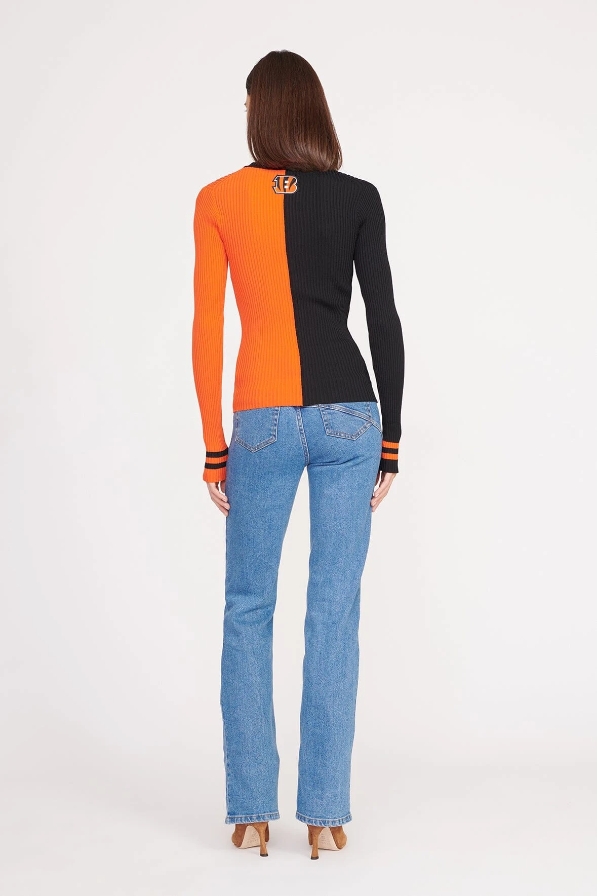 THE STAUD NFL CARGO SWEATER | CINCINNATI BENGALS THE STAUD NFL CARGO SWEATER | CINCINNATI BENGALS -Staud Store CARGO SWEATER CINCINNATI BENGALS 1142 web