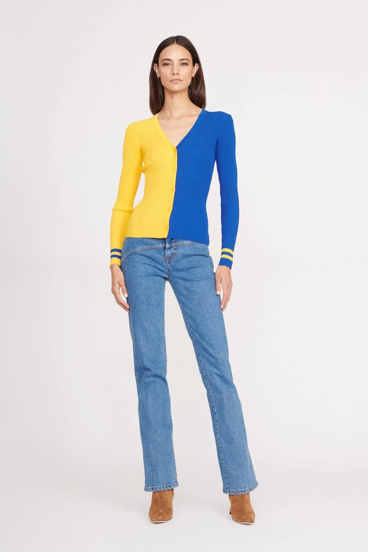 THE STAUD NFL CARGO SWEATER | LOS ANGELES RAMS THE STAUD NFL CARGO SWEATER | LOS ANGELES RAMS -Staud Store CARGO SWEATER LOS ANGELES RAMS 3027 web