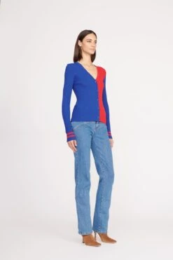 THE STAUD NFL CARGO SWEATER | NEW YORK GIANTS -Staud Store CARGO SWEATER NEW YORK GIANTS 0471 web