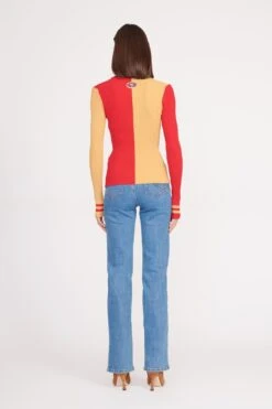 THE STAUD NFL CARGO SWEATER | SAN FRANCISCO 49ERS -Staud Store CARGO SWEATER SAN FRANCISCO 49ERS 0217 web