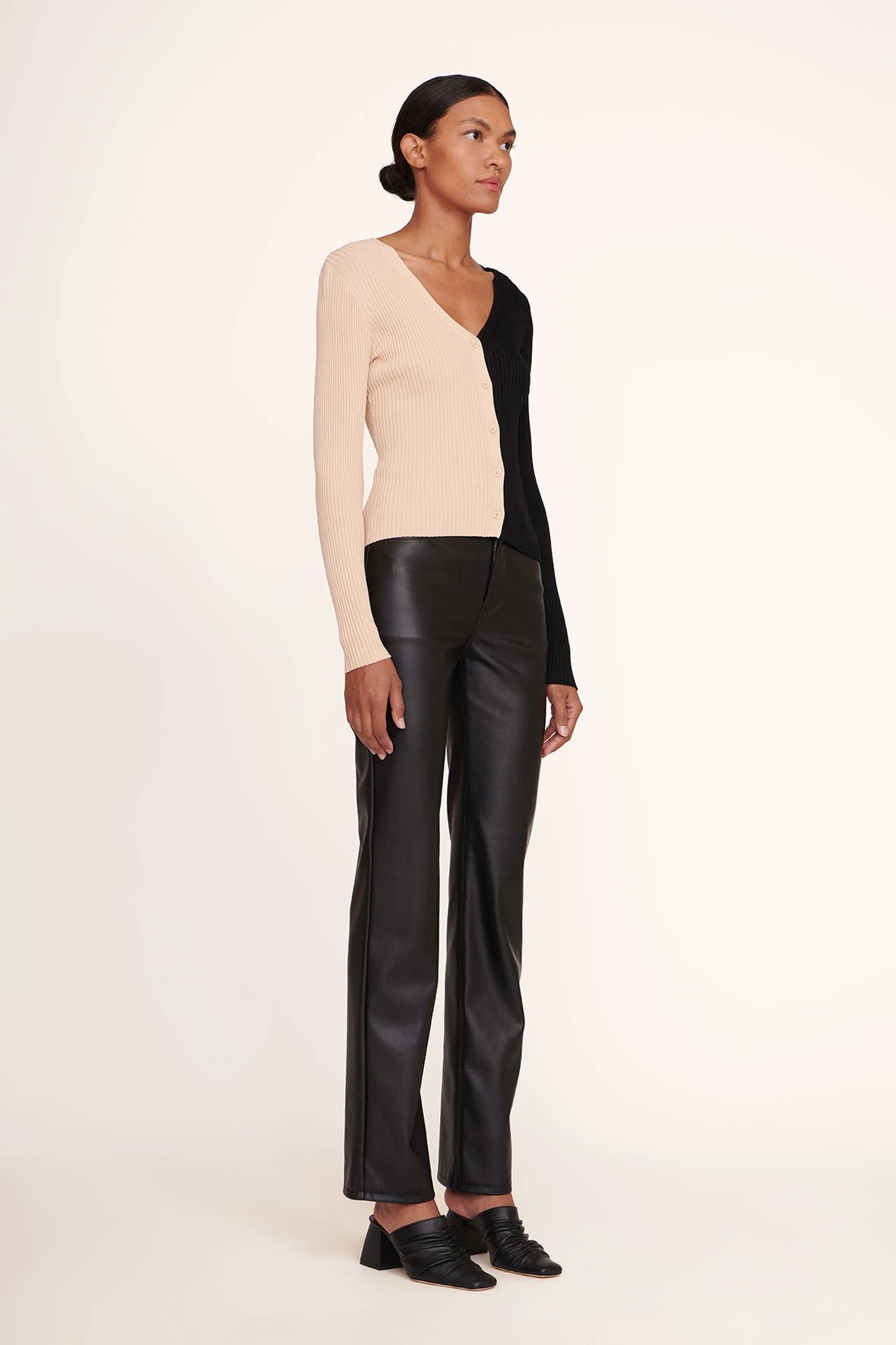 CARGO SWEATER | BUFF BLACK CARGO SWEATER | BUFF BLACK -Staud Store Cargo Sweater Buff Black 004 edit web