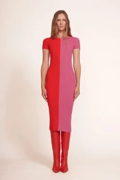 CAMI BOOT | CHERRY -Staud Store Colleen Dress Lollipop Cherry 005 edit web e06496e3 931a 4875 8546 9daa6e13550c