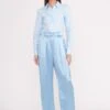 LUISA PANT | FRENCH BLUE SATIN -Staud Store Copyof013 230601 Staud Fall Ecom 00970 web