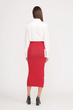 TWIGGY BODYSUIT | WHITE -Staud Store Copyofkarina skirt ruby geoscape 3