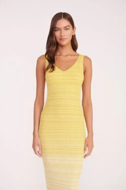 DANA DRESS | POLLEN WHITE -Staud Store DANA DRESS POLLEN WHITE CASPIAN WOVEN CREAM 01951 web 660a46bf 99df 451e 8189 4d46fd070726