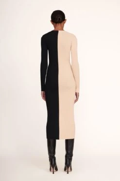 CAMI BOOT | BLACK -Staud Store Dana Dress Buff Black 3 Looks 024 edit web 584458a3 7411 4574 bc77 28b596385581