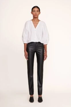 DILL TOP | WHITE -Staud Store Dill Top White Elliot Pant Black 001 edit web e922c814 4916 4e3d 84c8 7256473b6775