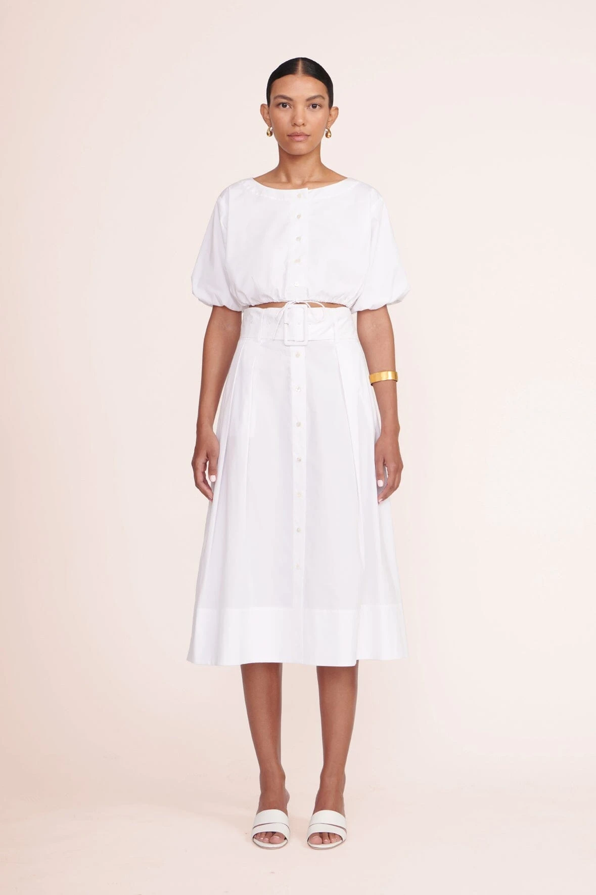 JULES BLOCK HEEL | PAPER JULES BLOCK HEEL | PAPER -Staud Store Ellington Top White Kingsley Skirt White 00034 web 2