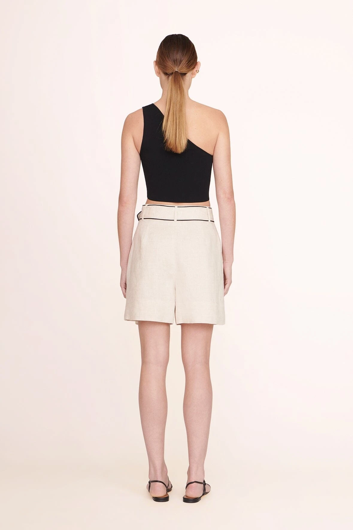 ERIS SHORT | NATURAL BLACK ERIS SHORT | NATURAL BLACK -Staud Store Eris Short Natural Black 03032 web