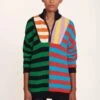 HAMPTON SWEATER | CABANA STRIPE MULTI 1 HAMPTON SWEATER | CABANA STRIPE MULTI -Staud Store Hampton Sweater Cabana Stripe 009 edit web