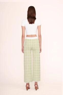 ILA TOP | WHITE -Staud Store ILA TOP WHITE AVALANCHE PANT MAZE MOSS 00504 web