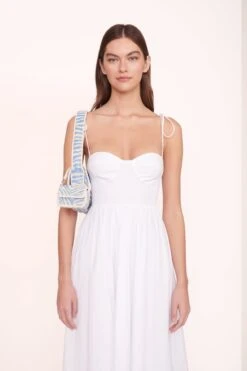 TOMMY BEADED BAG | LIGHT BLUE CREAM -Staud Store LANDRY DRESS WHITE 00214 web 115607f3 d978 4c5e 8d7f bd9caf01bde6