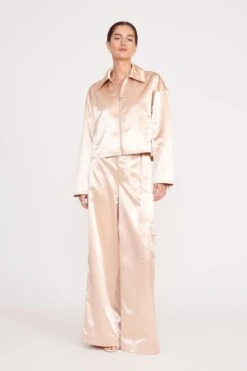 LENNOX JACKET | BEIGE -Staud Store LENNOX JACKET BEIG 1344 web