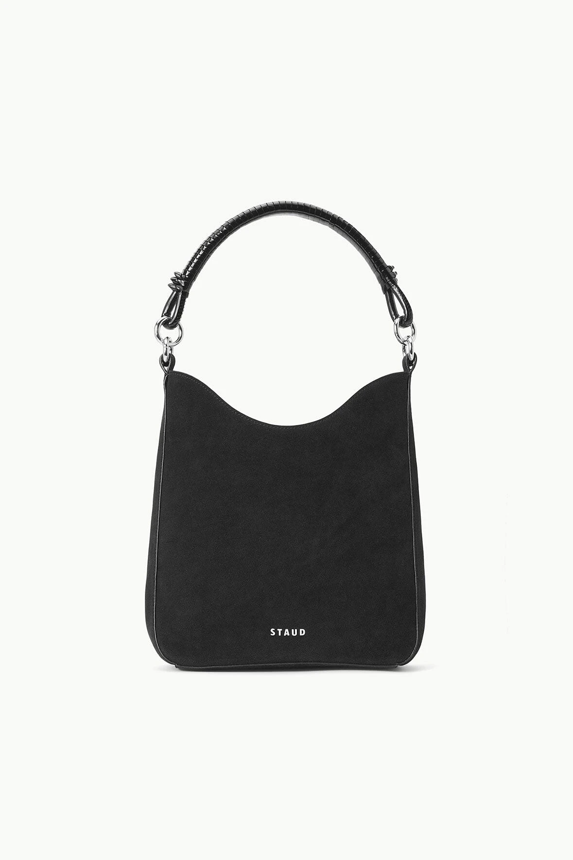 MEL BAG | BLACK SUEDE MEL BAG | BLACK SUEDE -Staud Store MELBLACK1