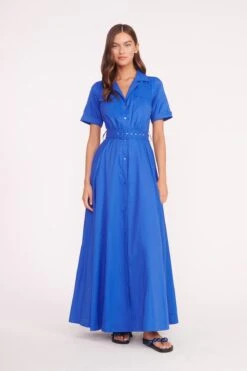 MILLIE DRESS | LAPIS -Staud Store MILLIE DRESS LAPIS 01758 web