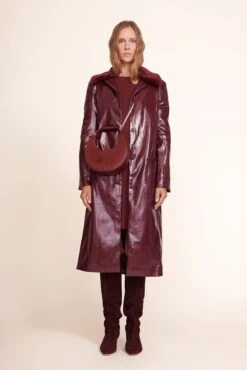 WALLY BOOT | PLUM SUEDE 7 WALLY BOOT | PLUM SUEDE -Staud Store Marylebone Dress Merlot 001 edit web