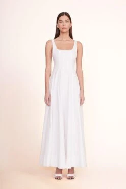 WELLS MAXI DRESS | WHITE