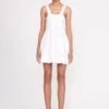 MINI SUTTON DRESS | WHITE -Staud Store Mini Sutton Dress White 00488 web a1f3a352 4939 4c4f 951d 1e8d79216d02