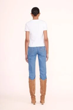 CREW NECK T SHIRT | WHITE -Staud Store NEED NAME 047 01372 web