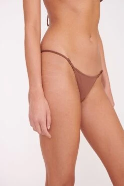 SISLEY STRING BOTTOM | CLOVE -Staud Store OLIVIA BEADED TOP SISLEY STRING BOTTOM CLOVE 00670 web