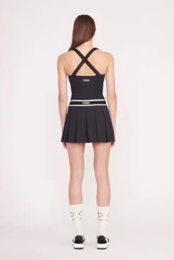 DOUBLES SKIRT | BLACK 5 DOUBLES SKIRT | BLACK -Staud Store PickleBall 008 00394 edit web