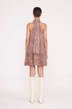 MARLOWE DRESS | CLOVE WAVY DOT -Staud Store Pre Fall 011 00311 web