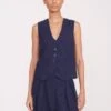 BRETT VEST | NAVY -Staud Store Pre Fall 021 00651 web