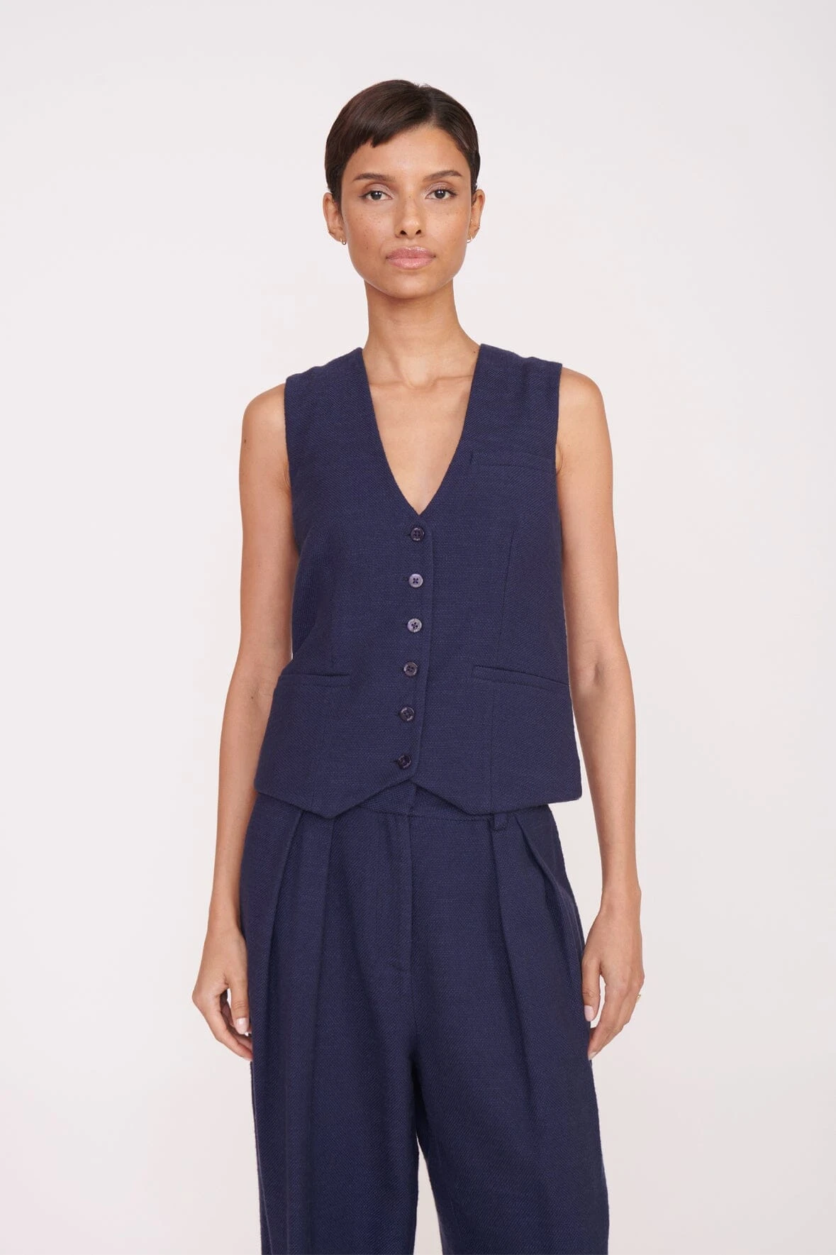 LUISA PANT | NAVY SUITING LUISA PANT | NAVY SUITING -Staud Store Pre Fall 021 00651 web 1