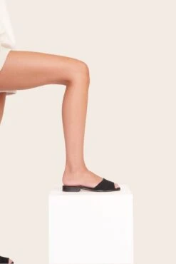 CASPIAN SLIDE | BLACK SUEDE 6 CASPIAN SLIDE | BLACK SUEDE -Staud Store RENAME SHOES 00449 web