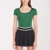 REPLAY TOP | COURT GREEN 2 REPLAY TOP | COURT GREEN -Staud Store Replay Top Green 010 00639 web