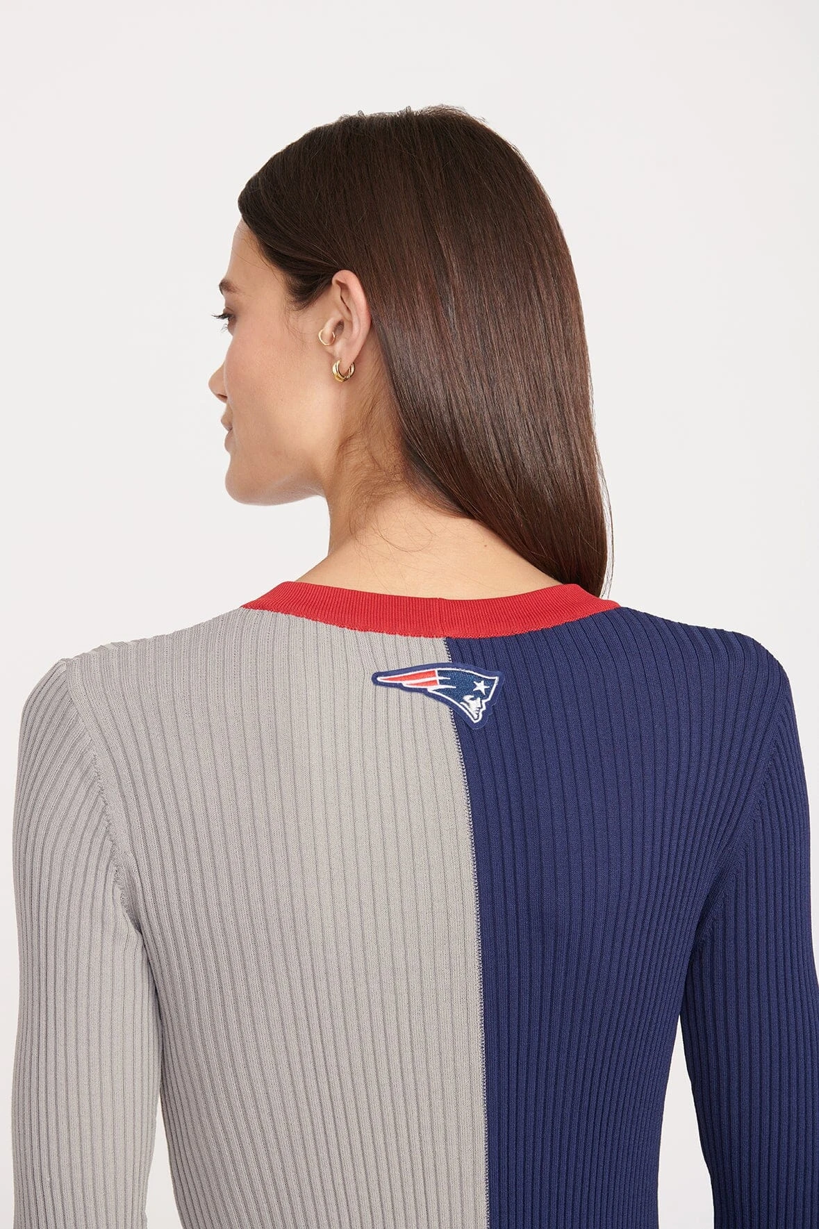 THE STAUD NFL CARGO SWEATER | NEW ENGLAND PATRIOTS THE STAUD NFL CARGO SWEATER | NEW ENGLAND PATRIOTS -Staud Store SHOKO DRESS NEW ENGLAND PATRIOTS 1672 web 8f102346 b6b8 4e31 add0 1abefefebd12