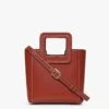 MINI SHIRLEY LEATHER BAG | COGNAC 1 MINI SHIRLEY LEATHER BAG | COGNAC -Staud Store STAUD MINI SHIRLEY BAG COGNAC FALL19 3